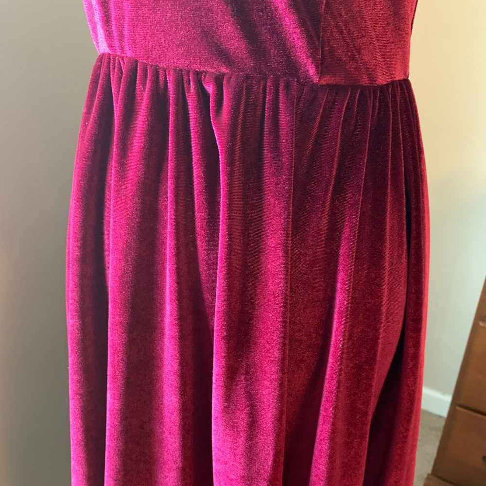 Velvet a-line dress - Picture 5 of 9